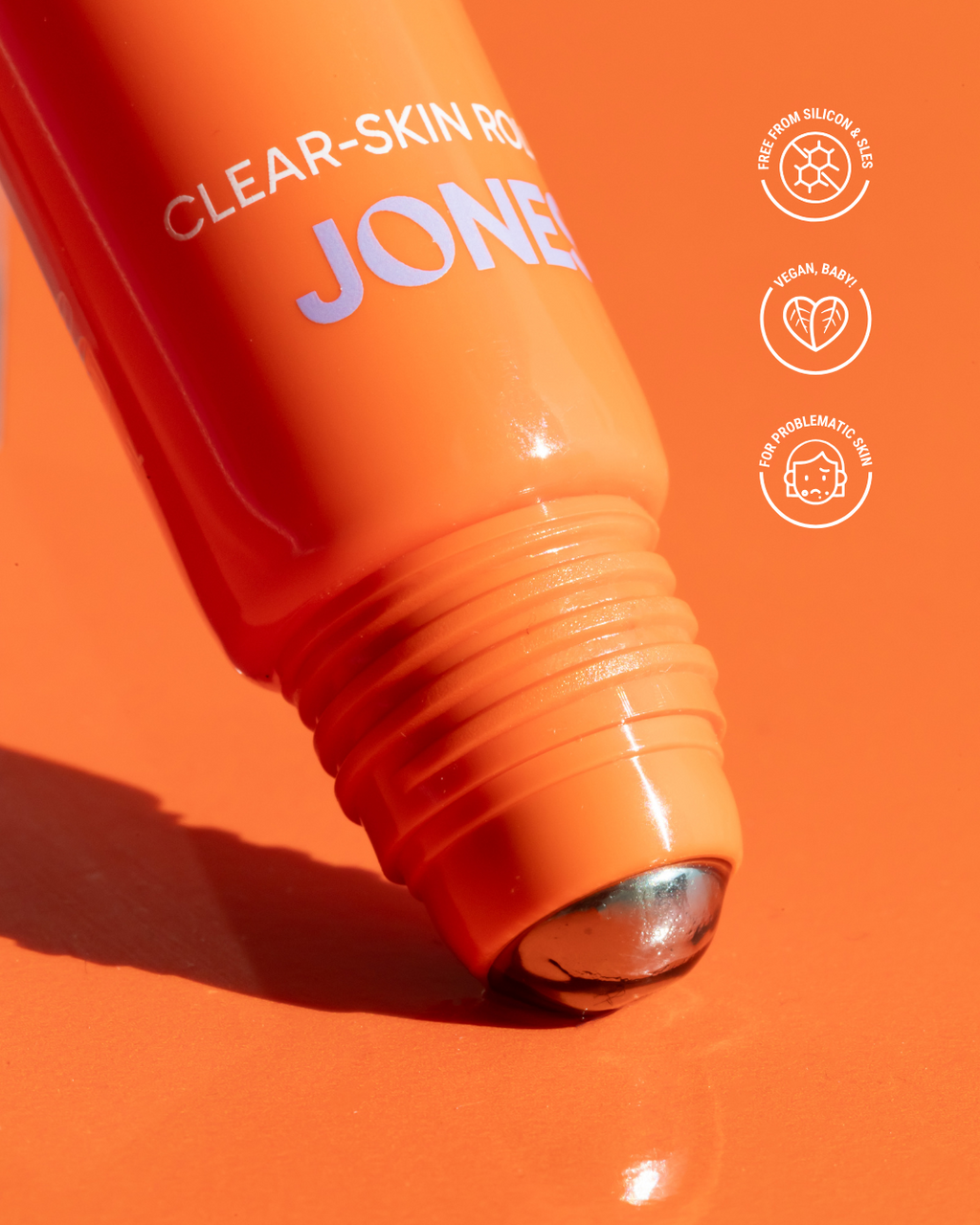 Anti-blemish roller