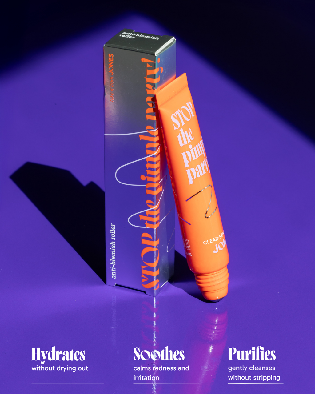 Anti-blemish roller