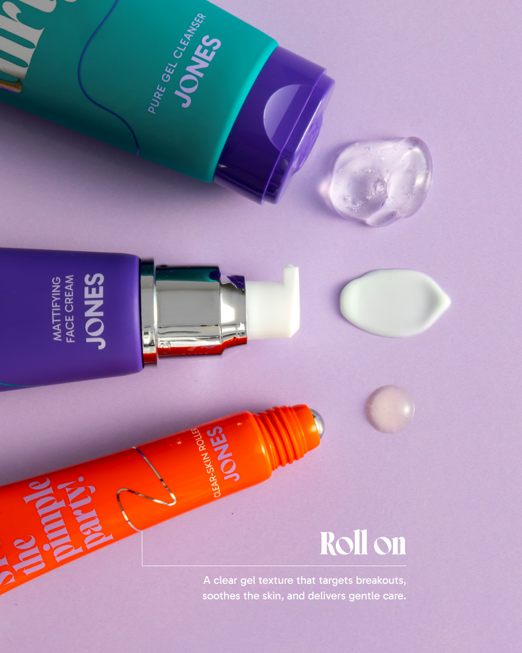 Anti-blemish roller